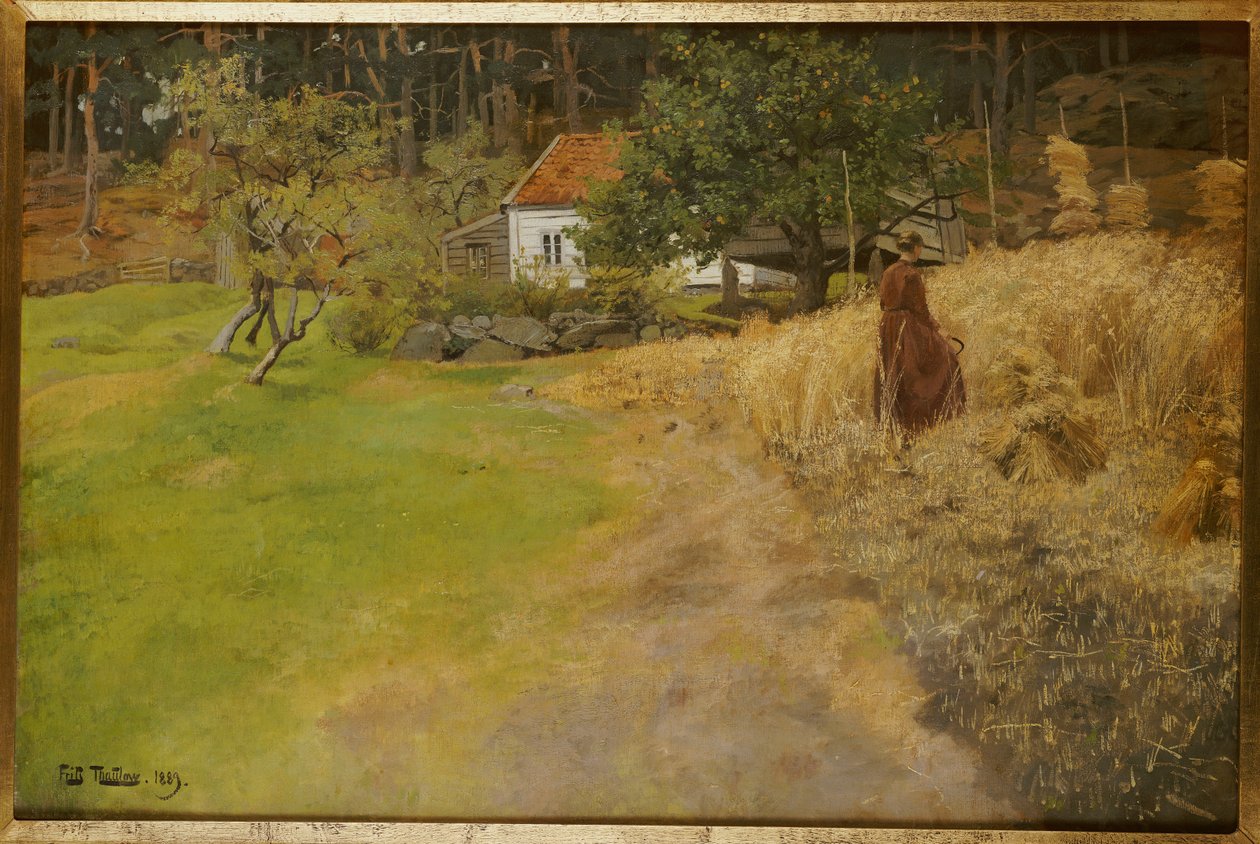Senoseč, Stord, 1889 od Frits Thaulow