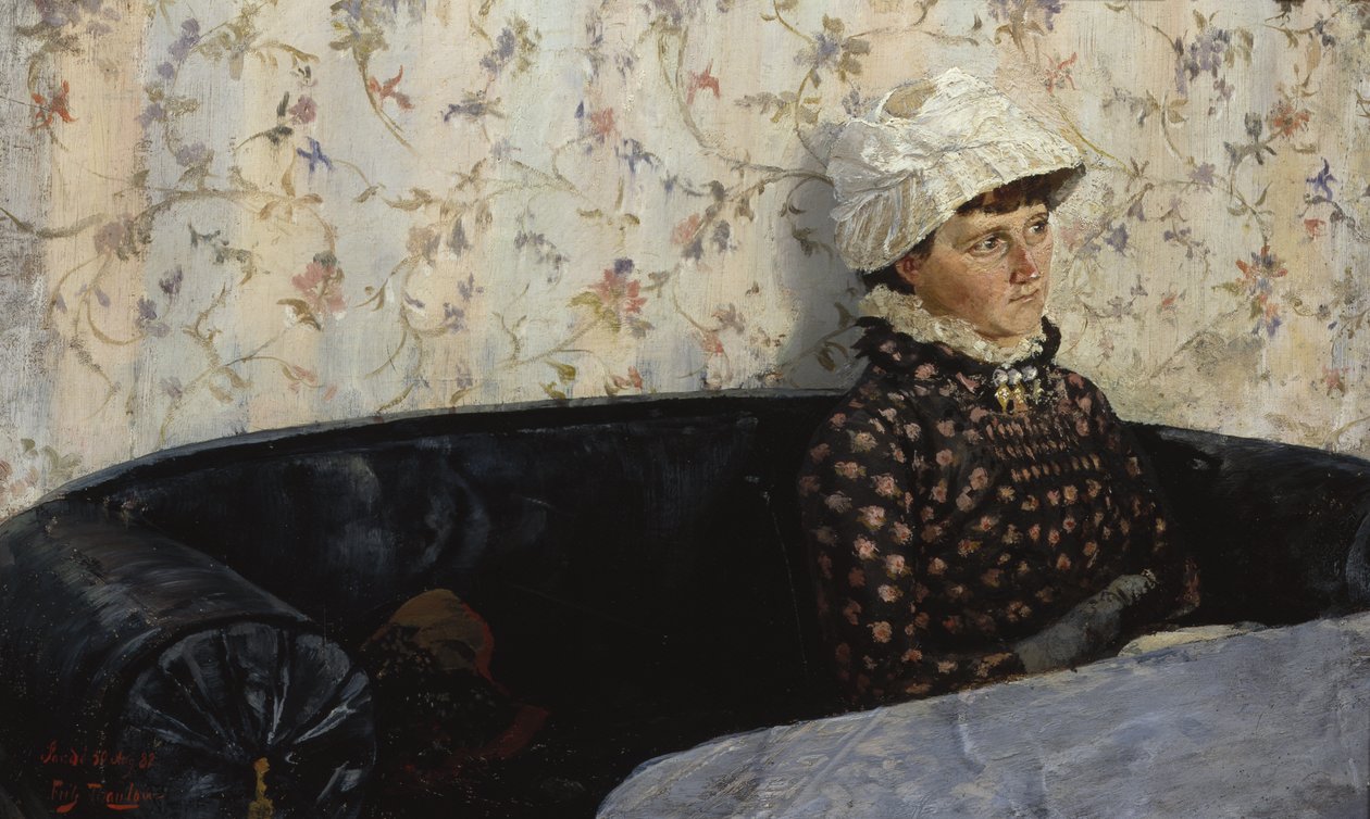 Ingeborg na pohovce, Sandø od Fritz Thaulow