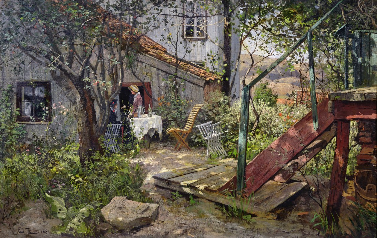 Letní den od Fritz Thaulow