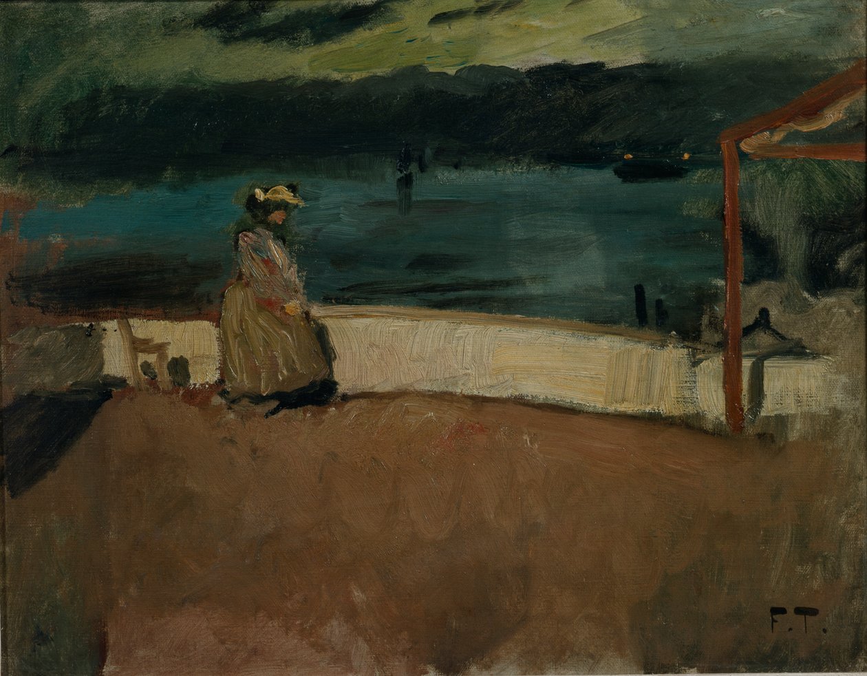 Bez názvu, kolem roku 1895 (olej na plátně) od Fritz Thaulow