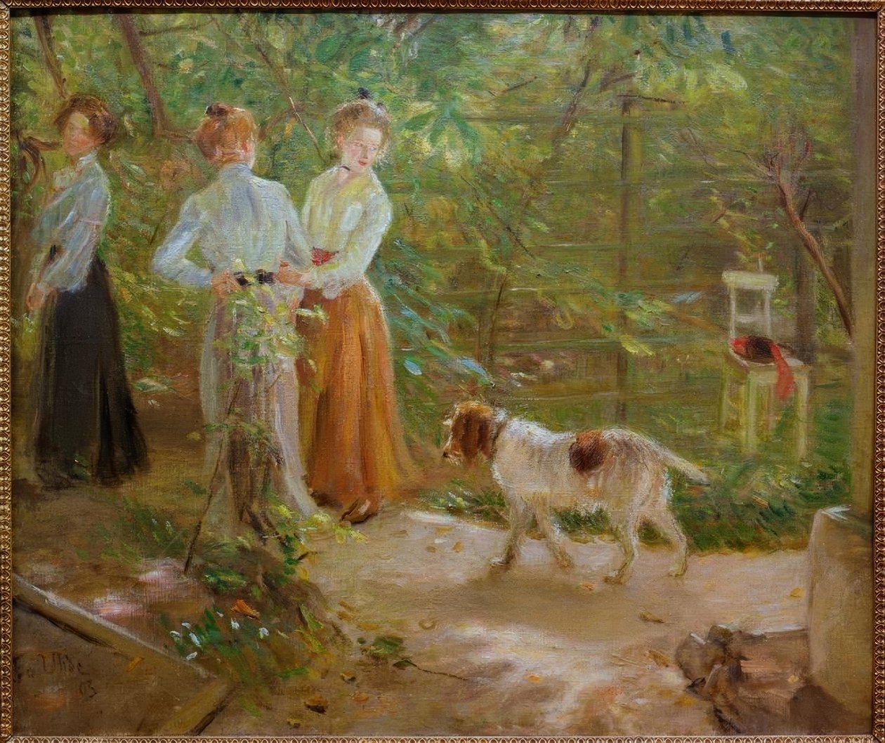 Zahradní cesta od Fritz von Uhde