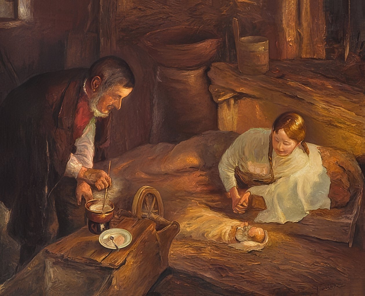 O svaté noci od Fritz von Uhde