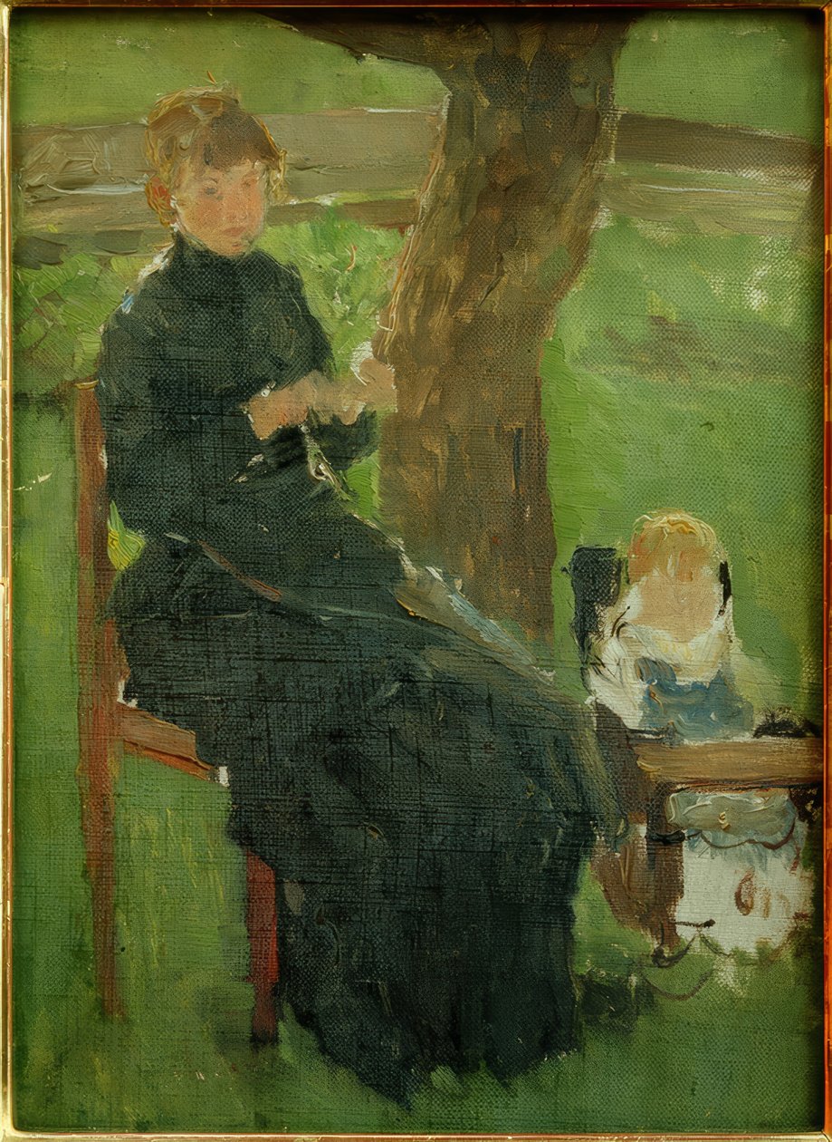 matka a dítě od Fritz von Uhde
