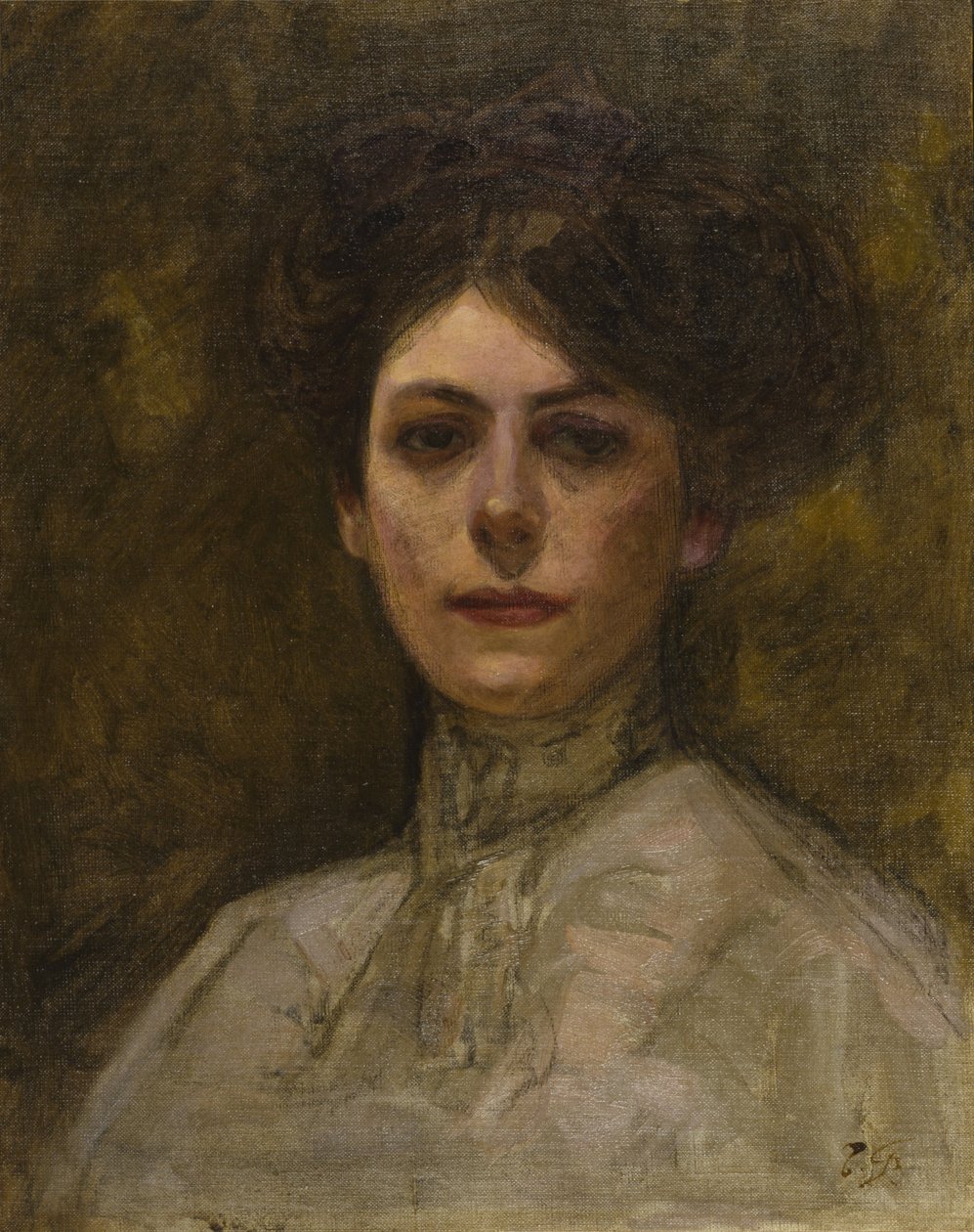 Portrét italské dámy od Fujishima Takeji