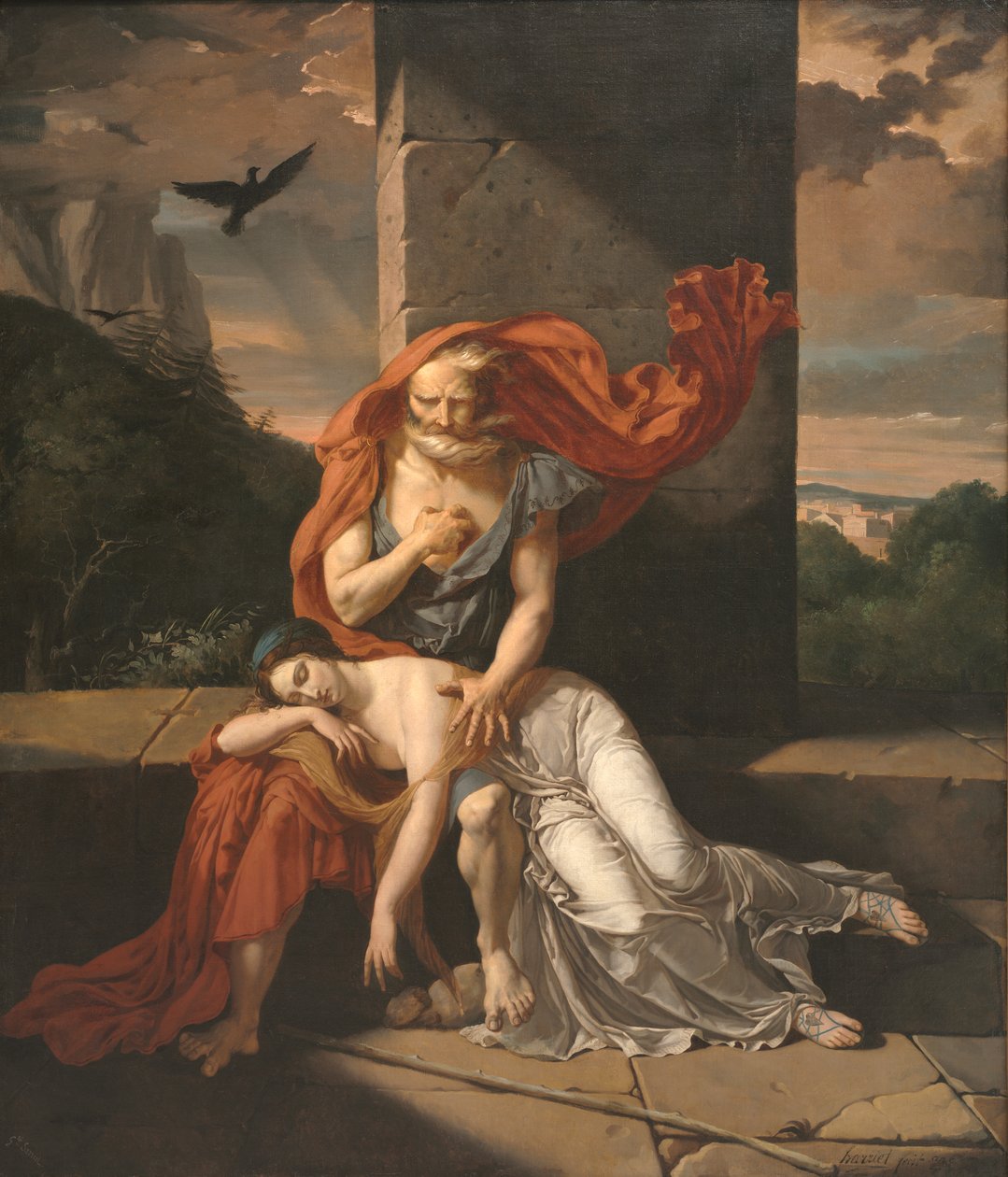Oidipus v Colonu od Fulchran Jean Harriet