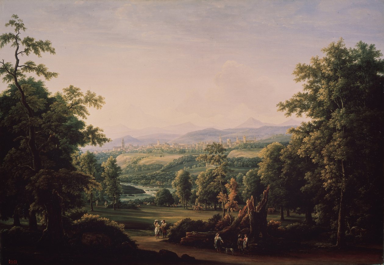 Krajina u Bernu, 1817 od Fyodor Mikhailovich Matveyev