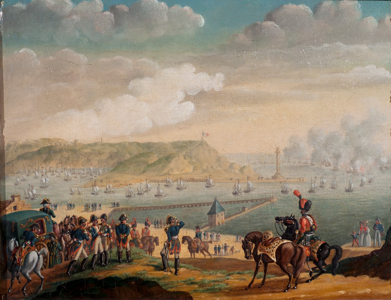 Příjezd Napoleona do tábora Bolorgue, 1835 od G. Beaufort