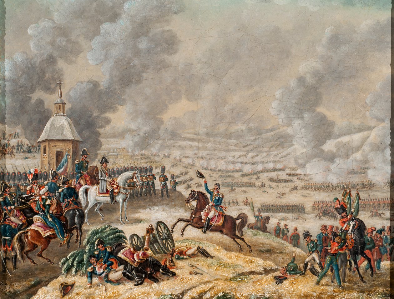 Bitva u Smolenska, 16. srpna 1812 od G. Beaufort