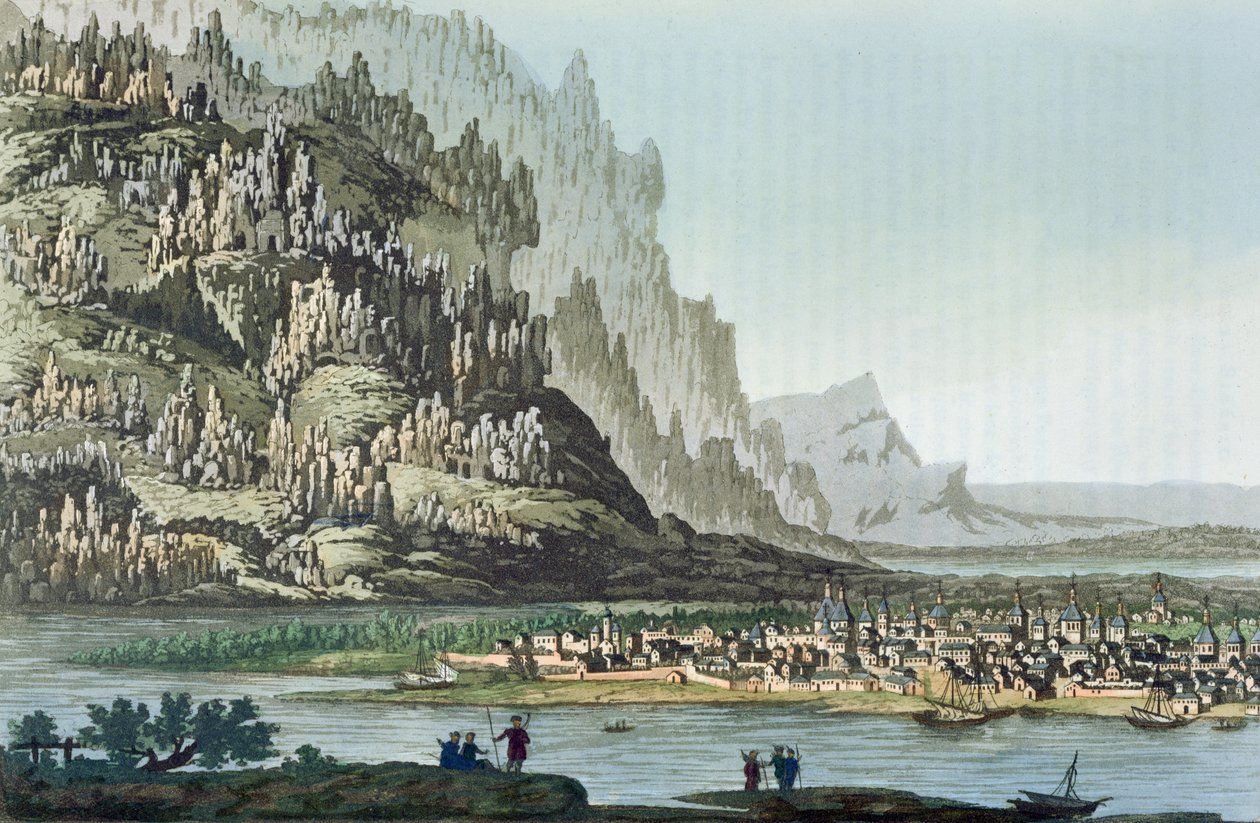 Město Jakutsk, ilustrace z 
