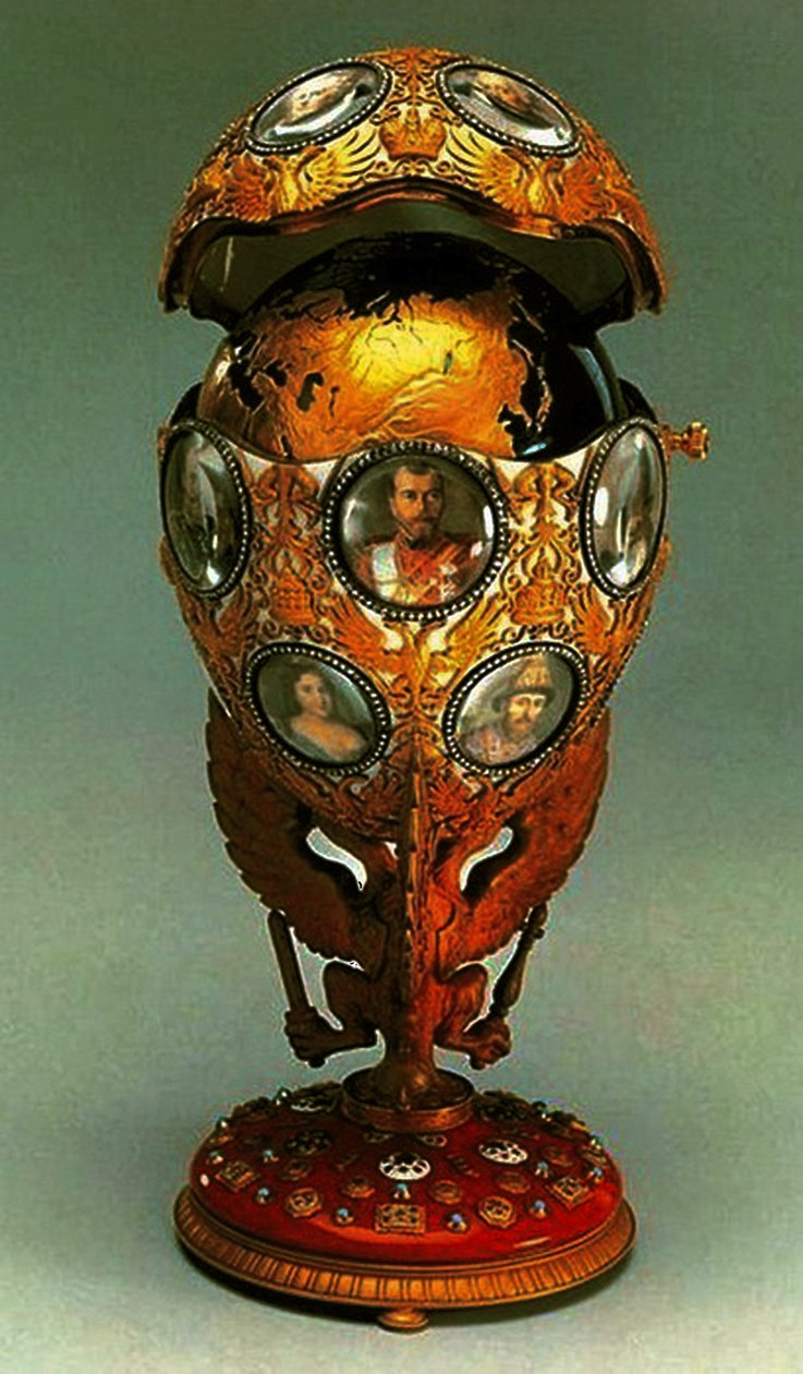 The Romanov Tercentenary Faberge Egg, 1913 (kombinovaná média) od G. Vigstrem