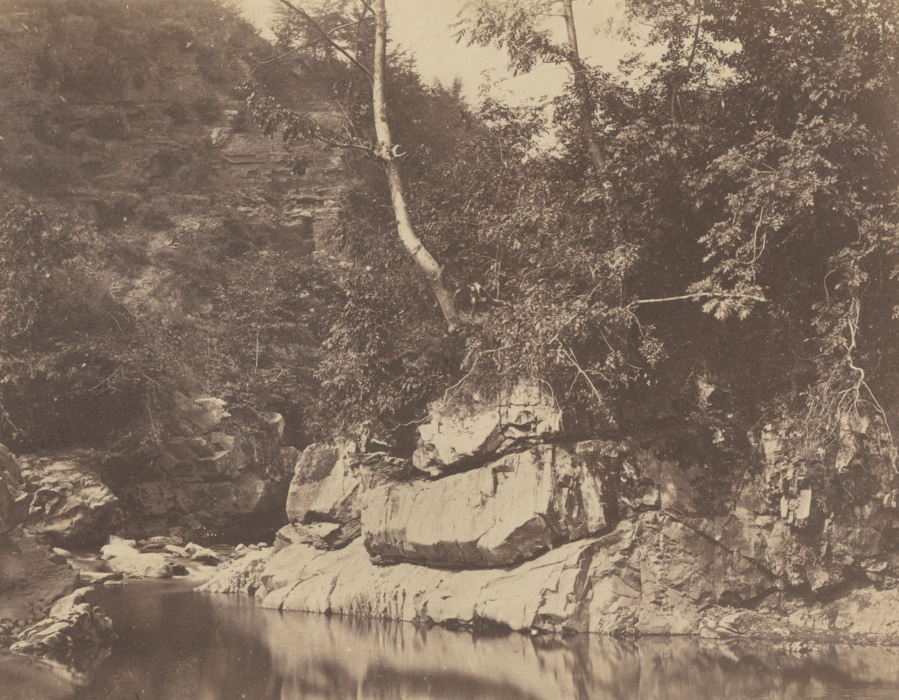 River Scene, c. 1855. od G. B. Gething