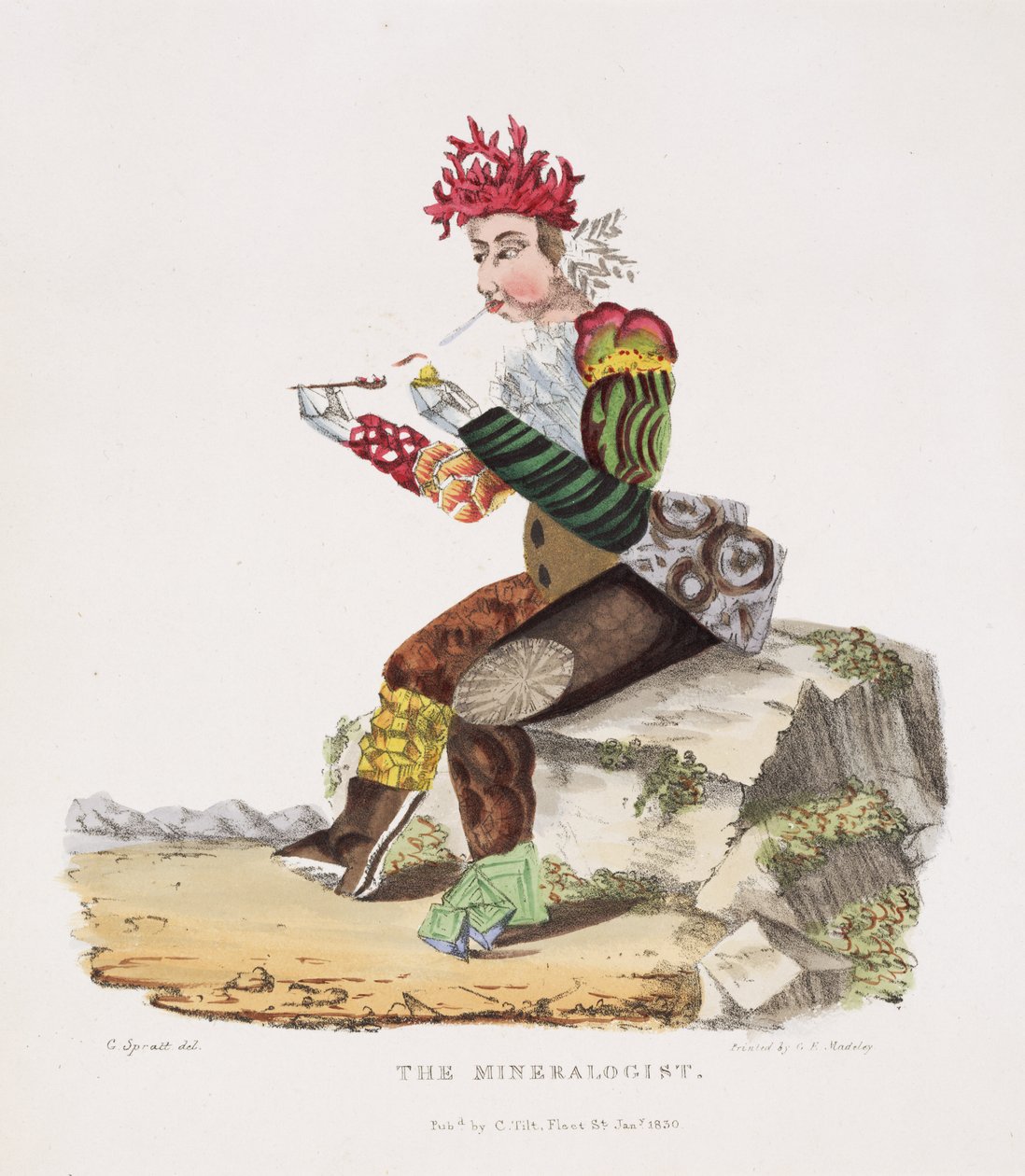 Mineralog, 1820 od G. Spratt