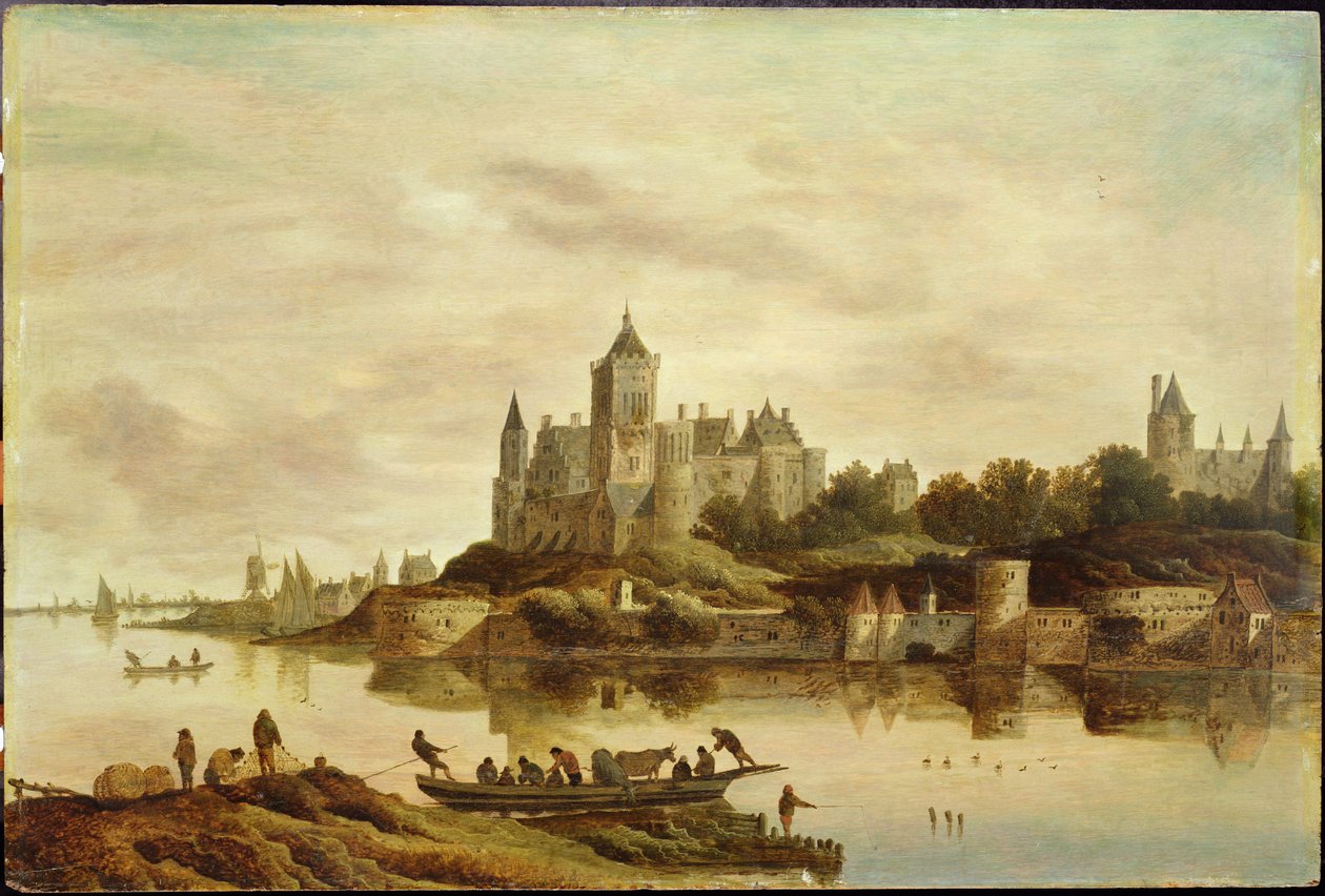 Pohled na Het Valckhof, Nijmegen od G. W. Berckhout