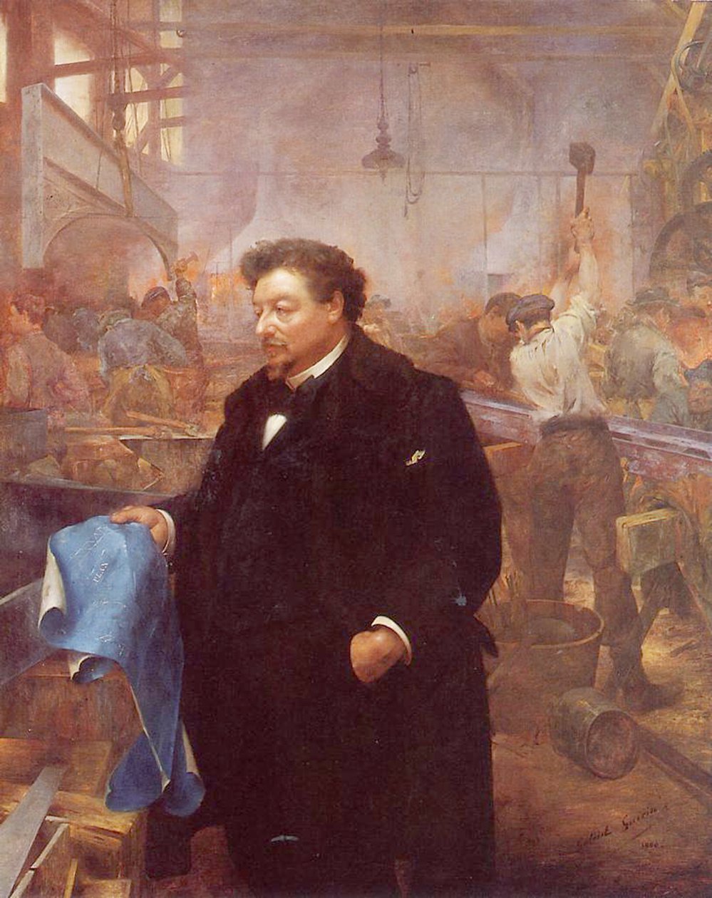 Gustave Eiffel, 1900 od Gabriel Christophe Guerin