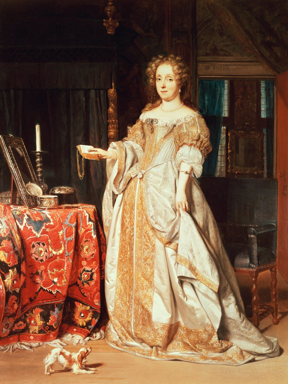 Portrét dámy od Gabriel Metsu