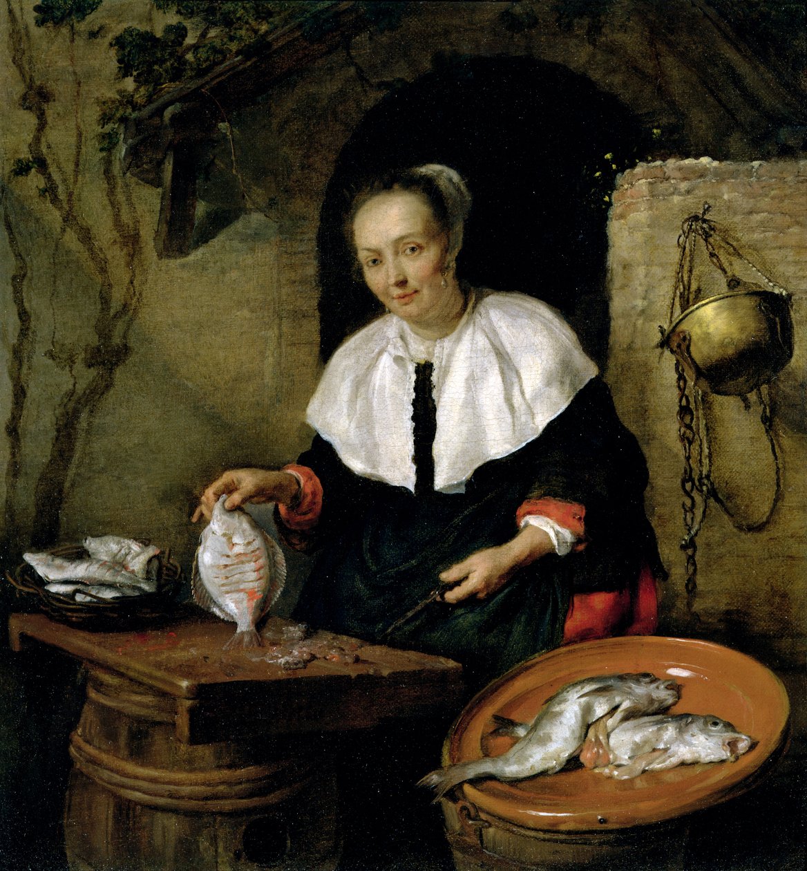 Rybí žena od Gabriel Metsu