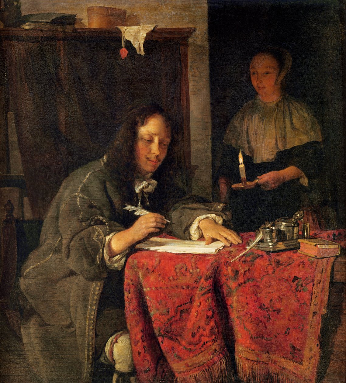 Spisovatel od Gabriel Metsu
