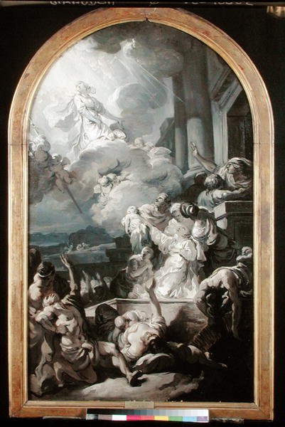 The Miracle of St. Genevieve, c.1765 od Gabriel Francois Doyen