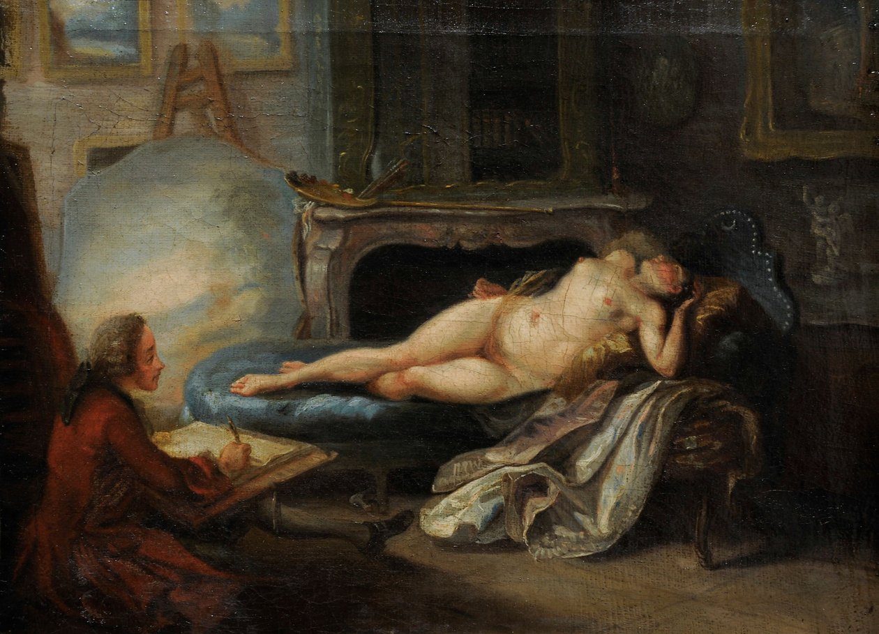 Soukromá akademie, 1755. od Gabriel Jacques de Saint Aubin