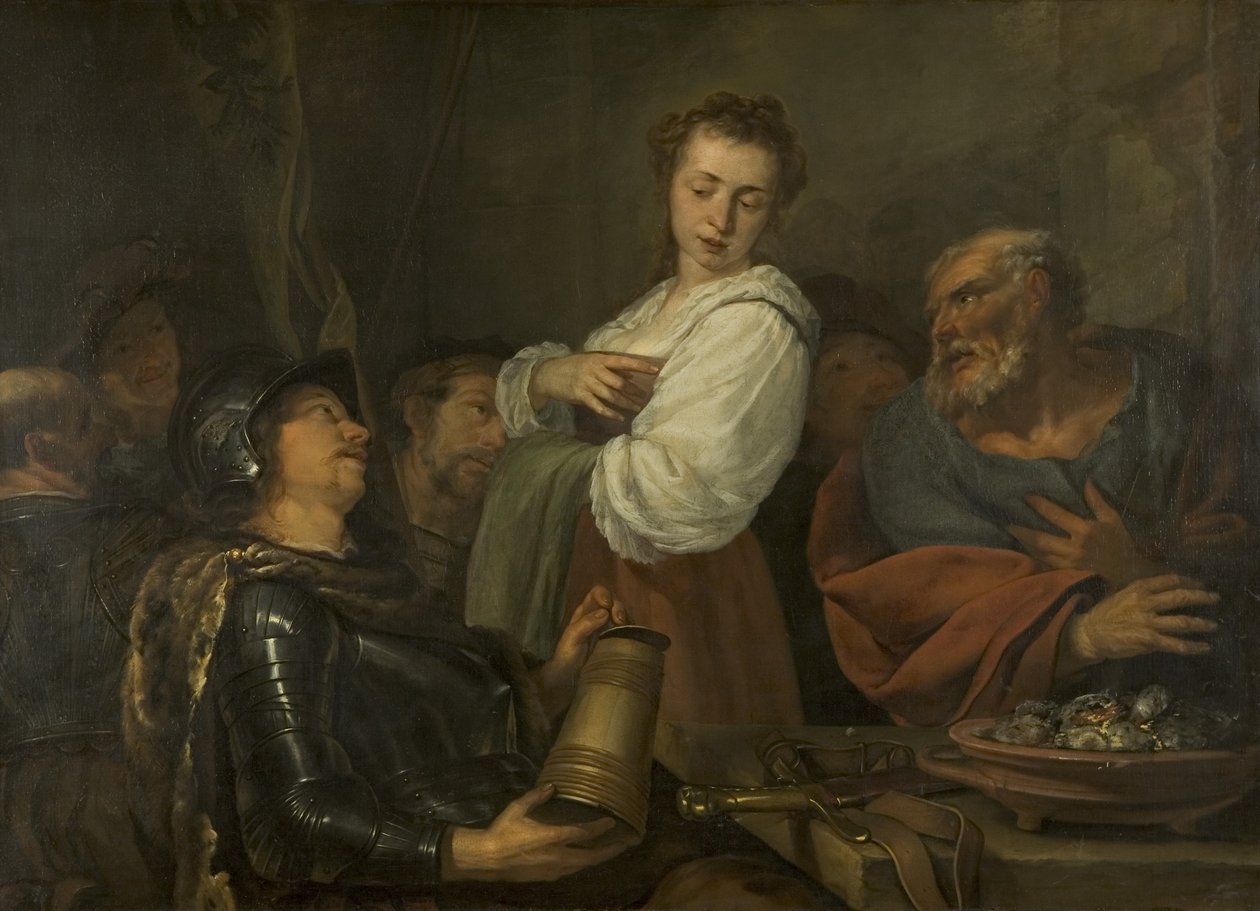 Zapírání svatého Petra od Gabriel Metsu