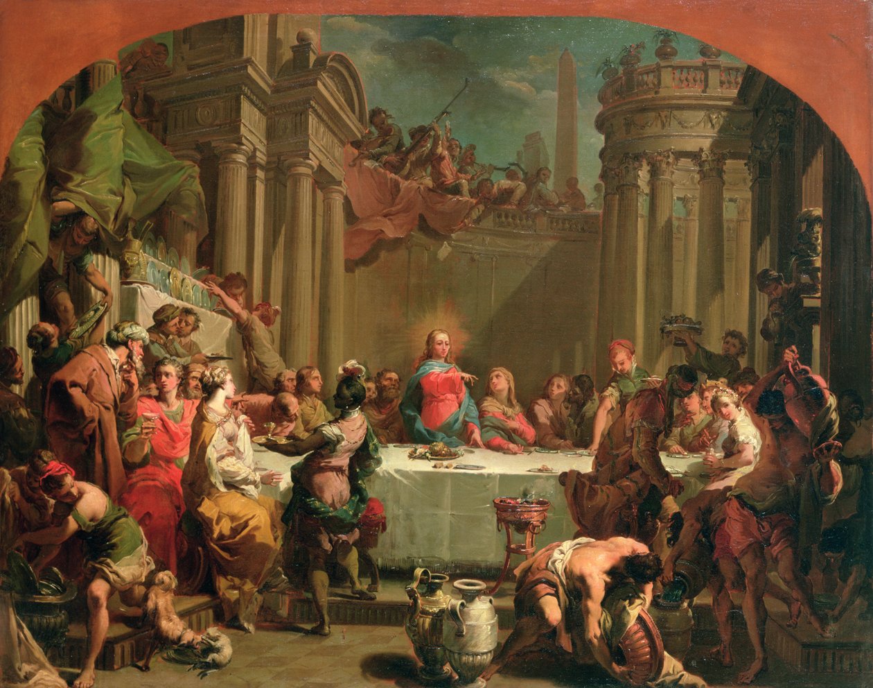 Svatební hostina v Káně, 1766 od Gaetano Gandolfi