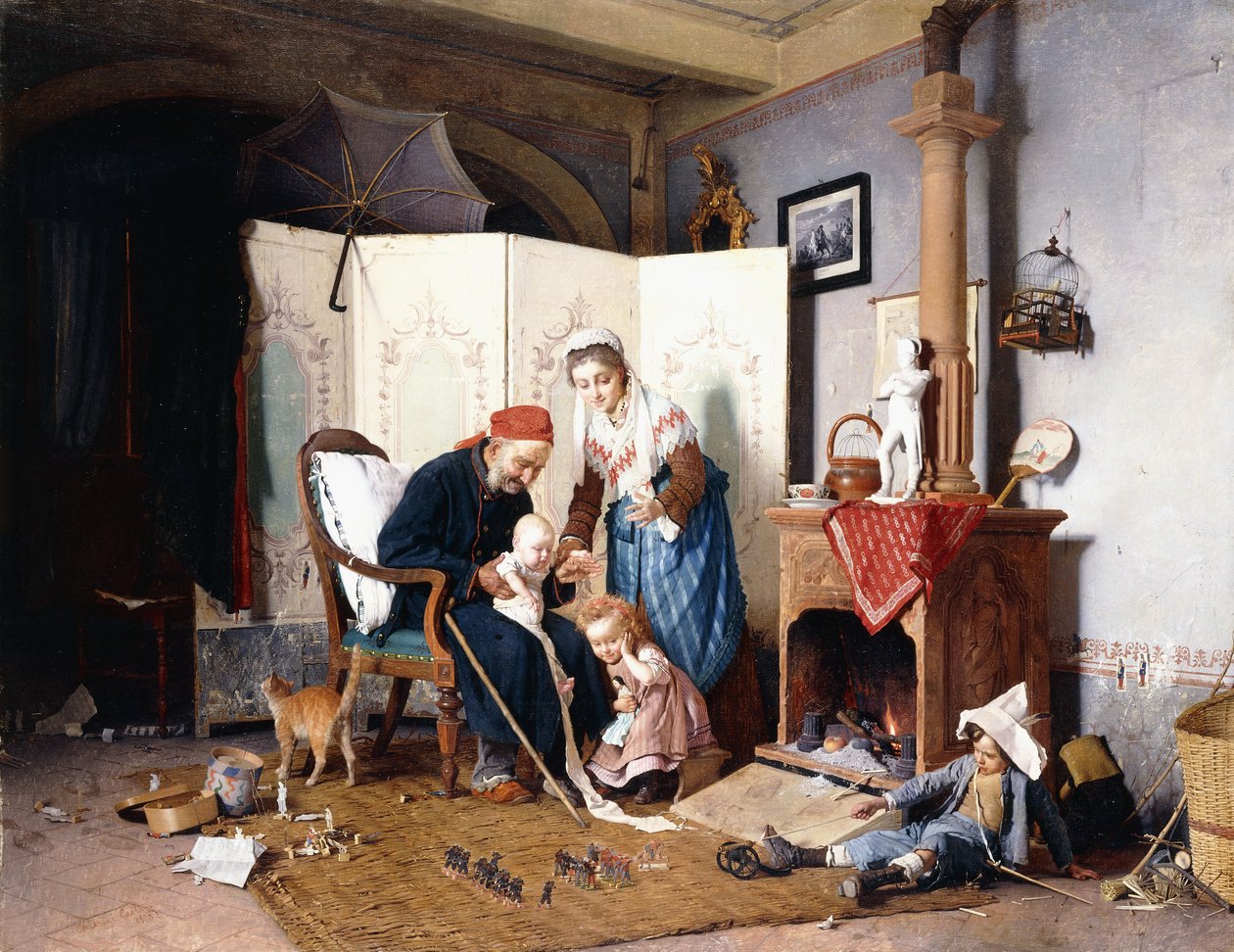 Veterán, 1878 od Gaetano Chierici