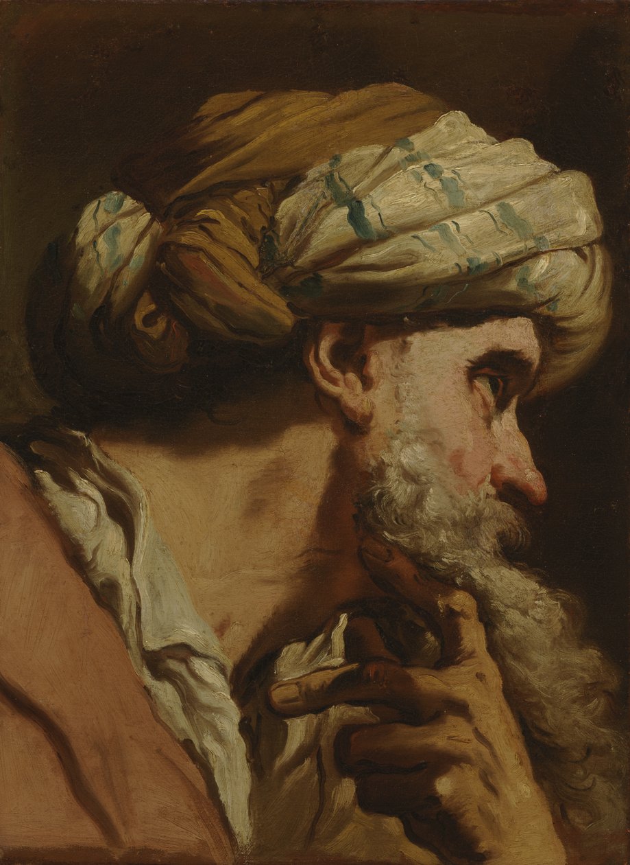 Studie orientální hlavy, c.1766-75 od Gaetano Gandolfi