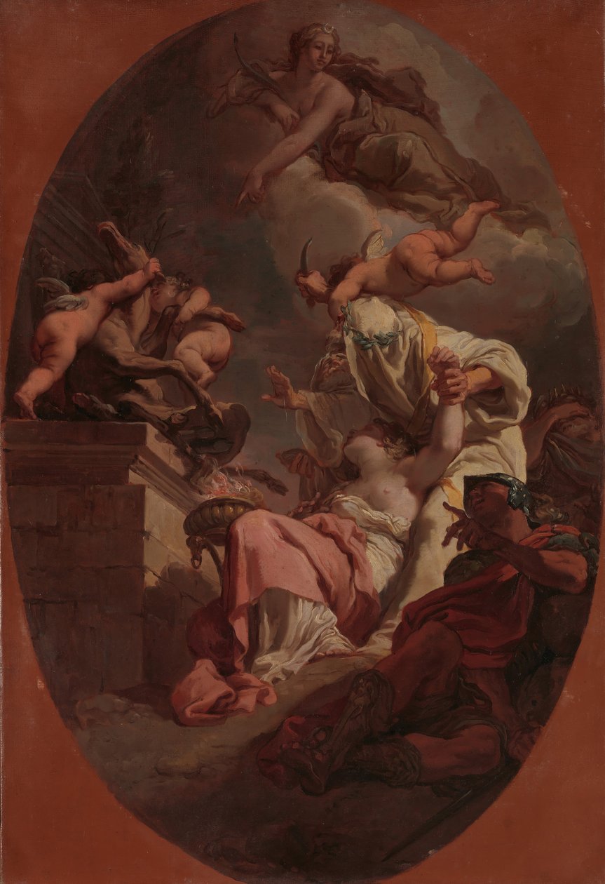 Oběť Ifigenie, 1789. od Gaetano Gandolfi