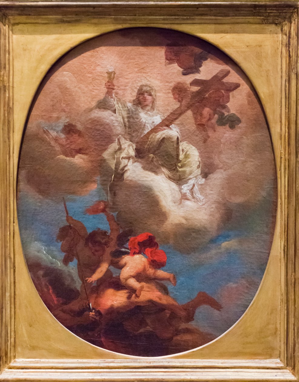 Uskonnon voitto (öljy paneelille) od Gaetano Gandolfi