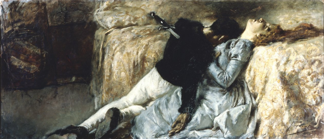 Paolo a Francesca, asi 1887. od Gaetano Previati