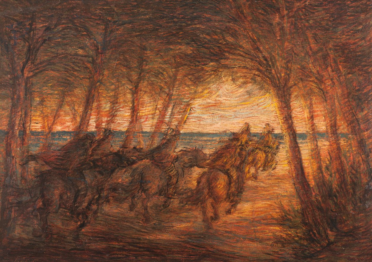 Jezdit od Gaetano Previati