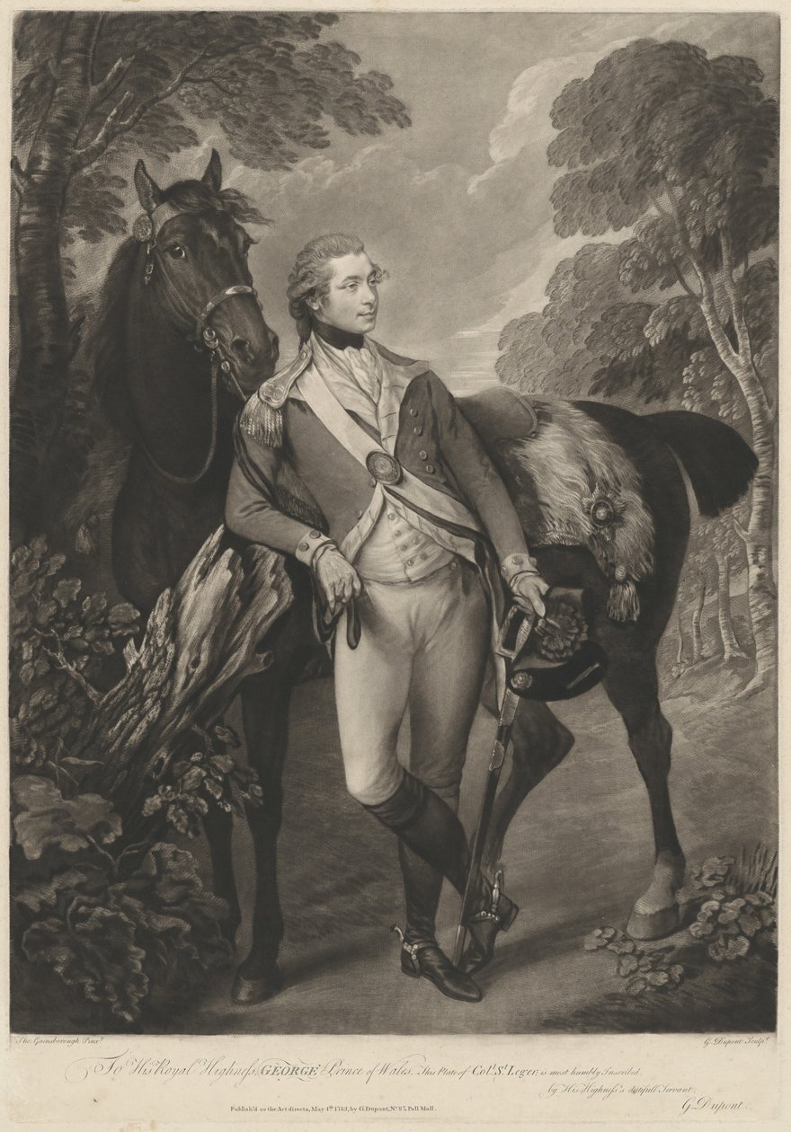 Plukovník St. Leger od Gainsborough Dupont after Thomas Gainsborough