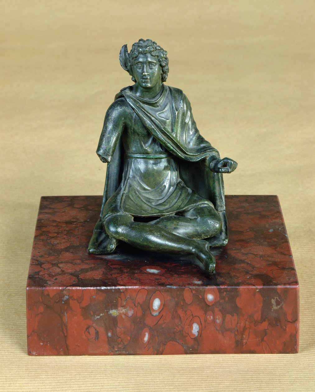 Galské božstvo s uchem jelena (bronz) od Gallo Roman