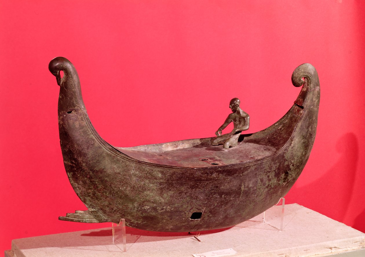 Votivní loď (bronzová) od Gallo Roman