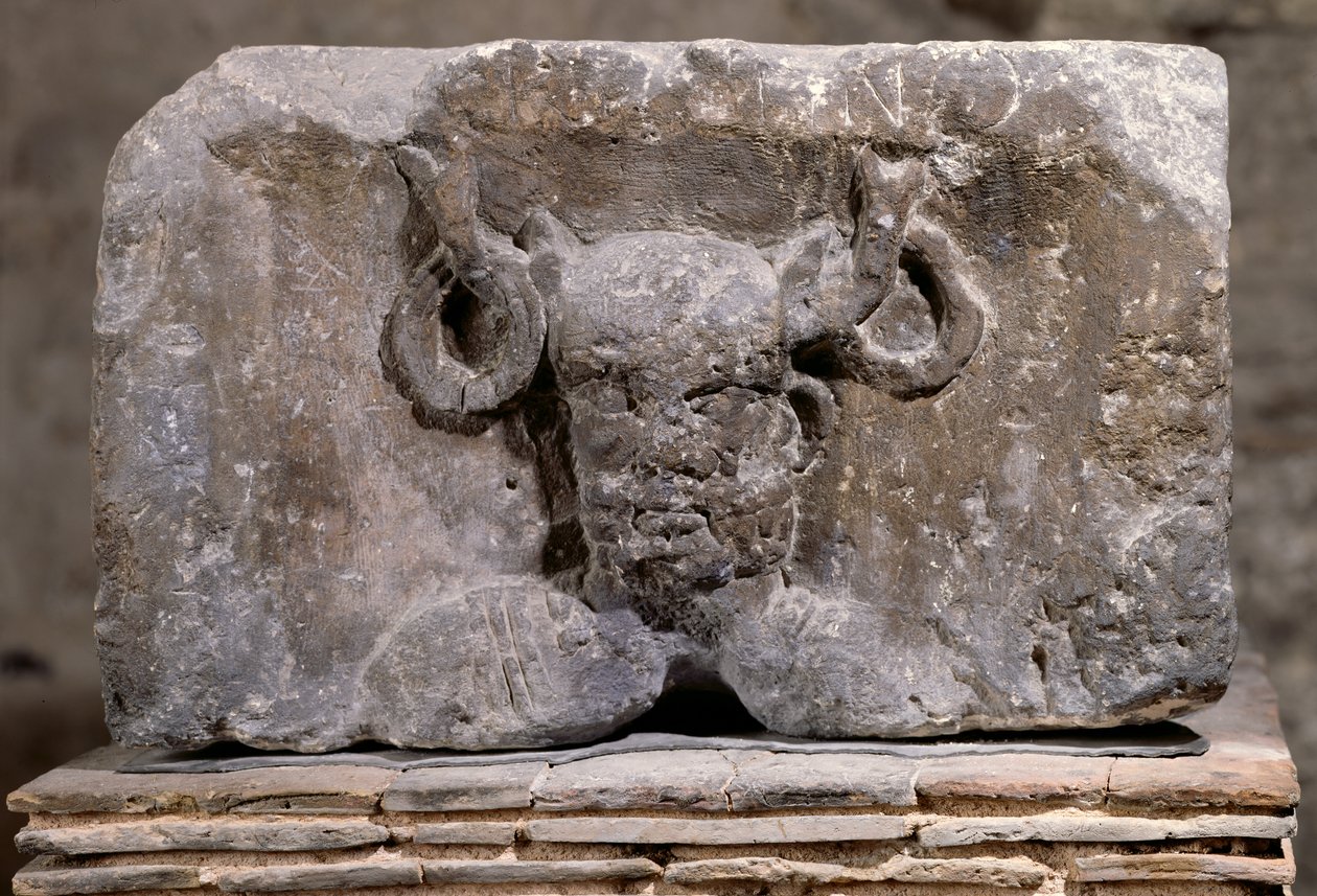 Hlavní město pilíře Nautes zobrazující Cernunnos od Gallo Roman