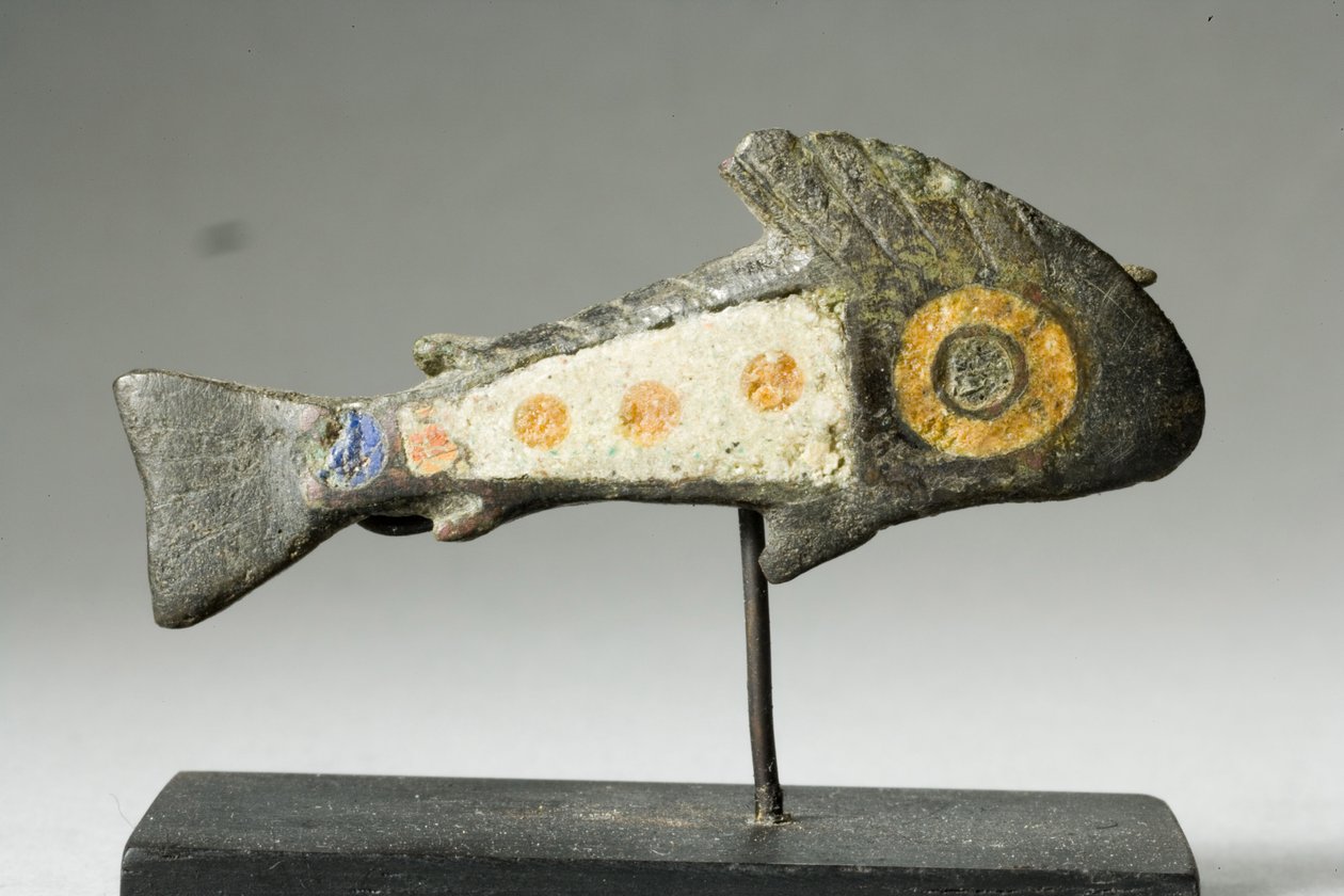 Fibula of the Fish, 2.-3. století našeho letopočtu (bronz se smaltovanými vložkami) od Gallo Roman