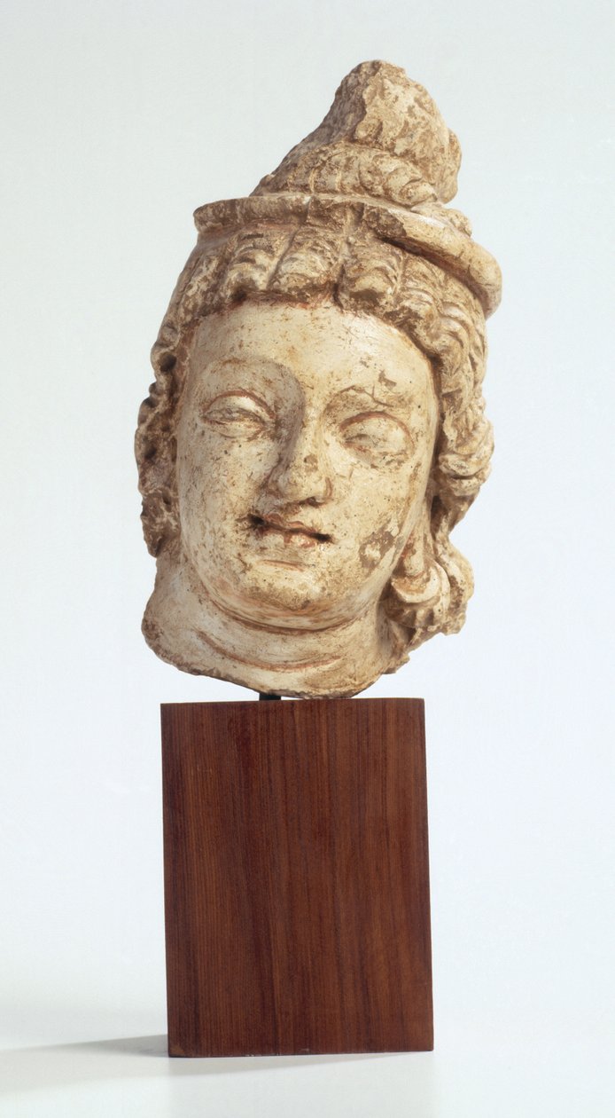 Bódhisattva, dynastie Kushan, 100-400 (štuk) od Gandhara School