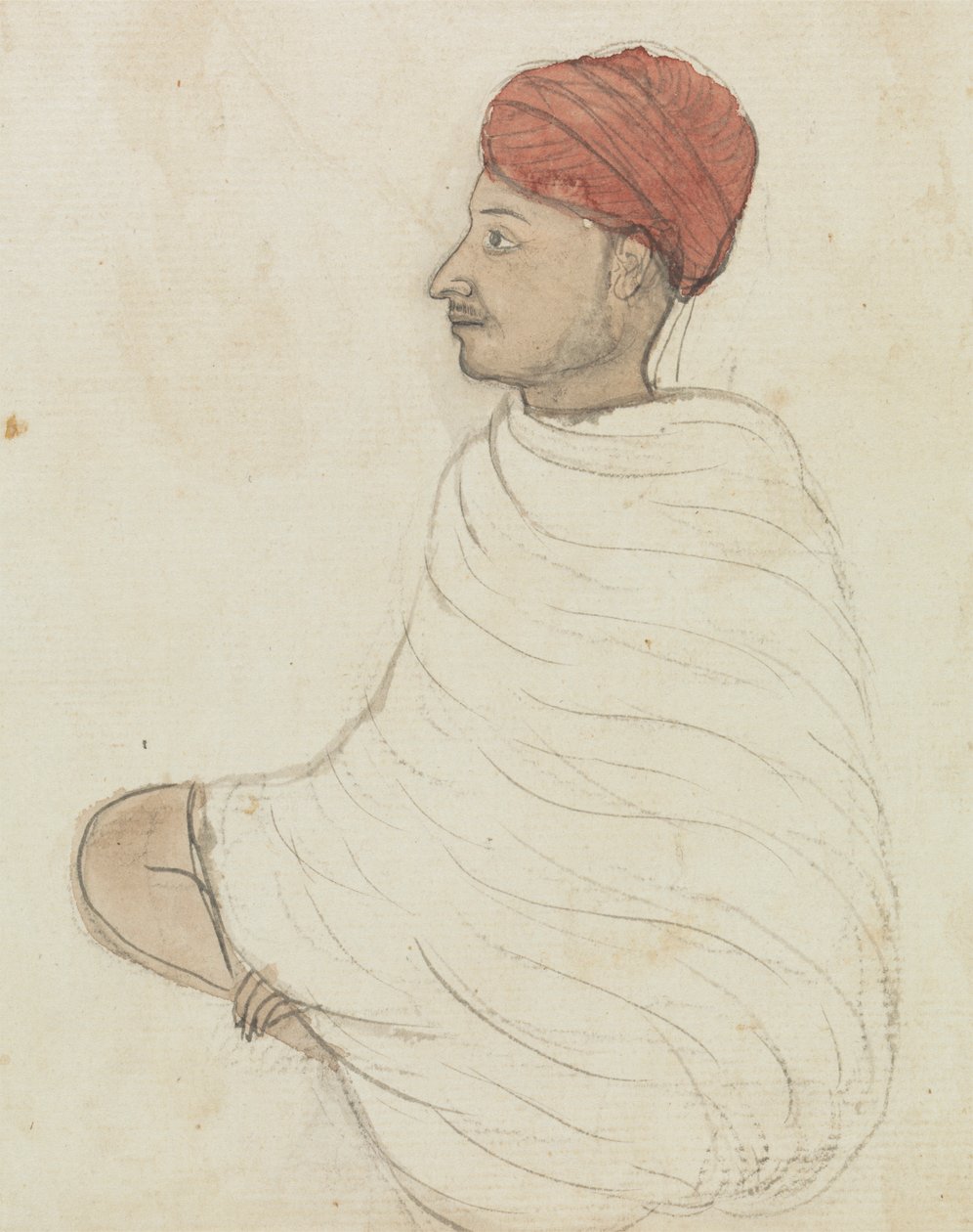 Muž v červeném turbanu od Gangaram Chintaman Tambat
