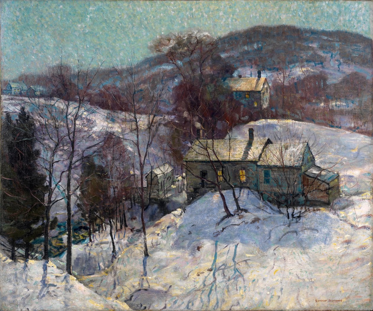Shimmering Tree Shadows, konec 19.-začátek 20. století. od Gardner Symons