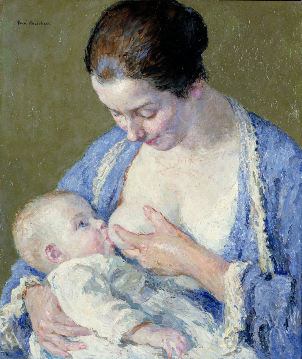 Matka a dítě, ca. 1920. od Gari Melchers