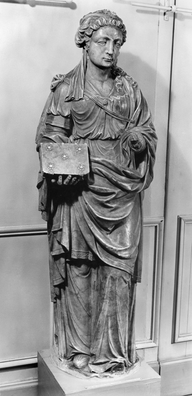Svatá Clotilda (alabastr) od Gaspard and Balthazar Marsy