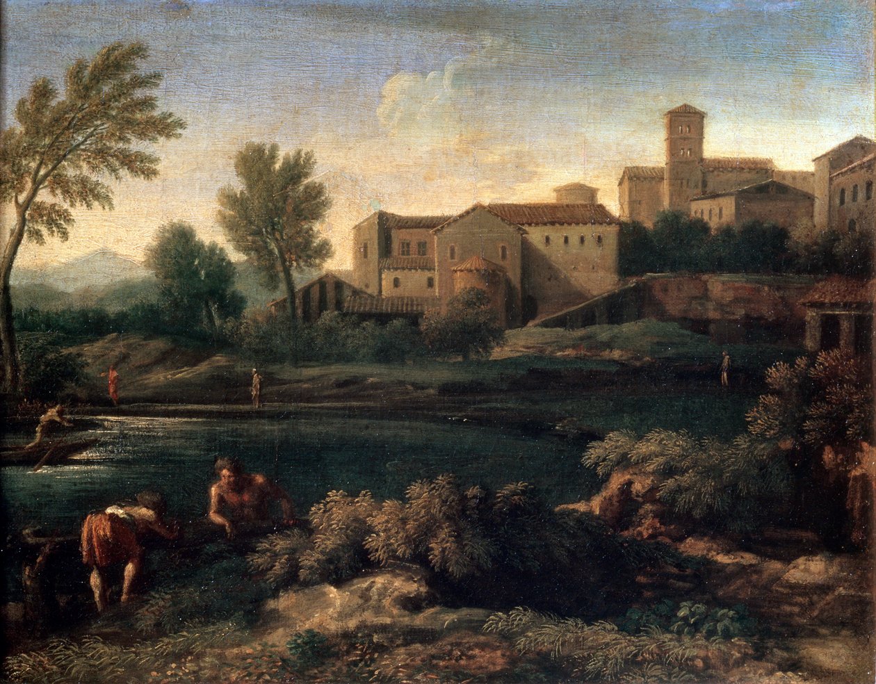Malé město v Latiu, 1660. od Gaspard Dughet