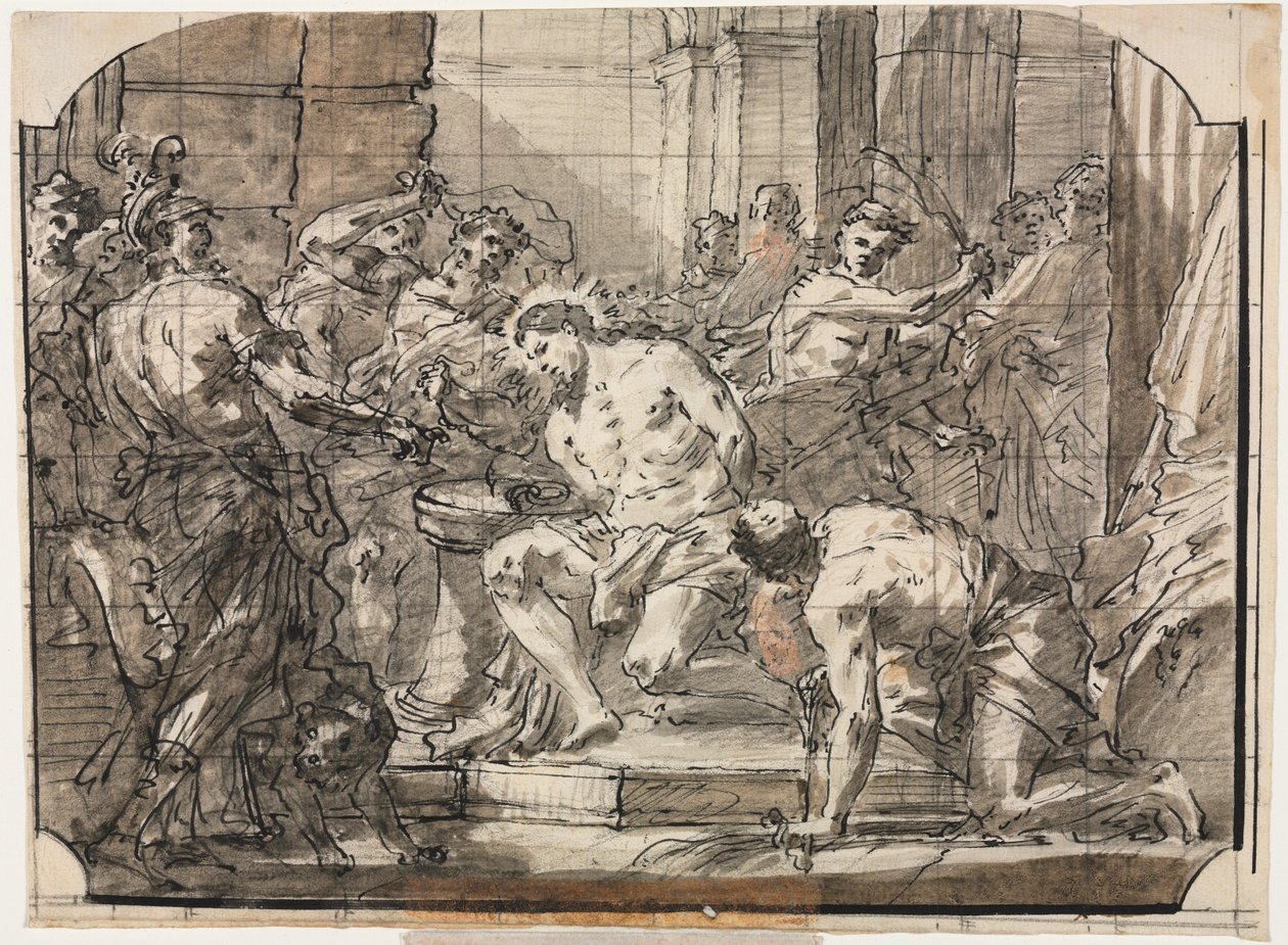 Bičování Krista, c. 175055. od Gaspare Diziani
