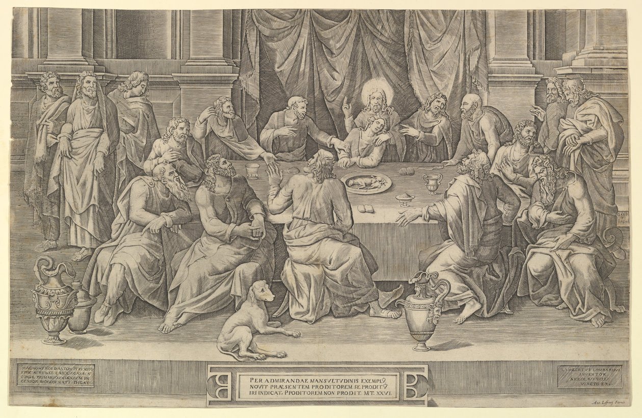 Poslední večeře, 1564. od Gaspare Osello