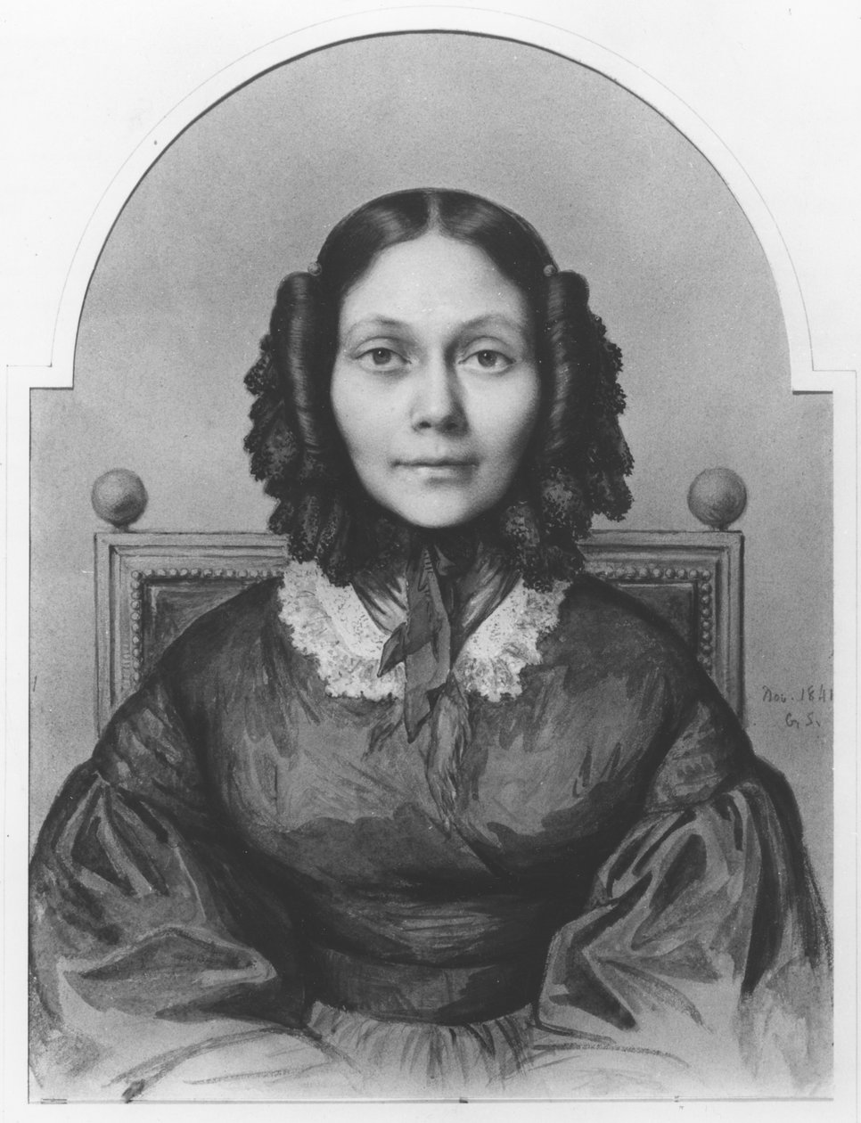 Portrét hraběnky ze Segur (1799-1874), listopad 1841 od Louis Gaston de Segur