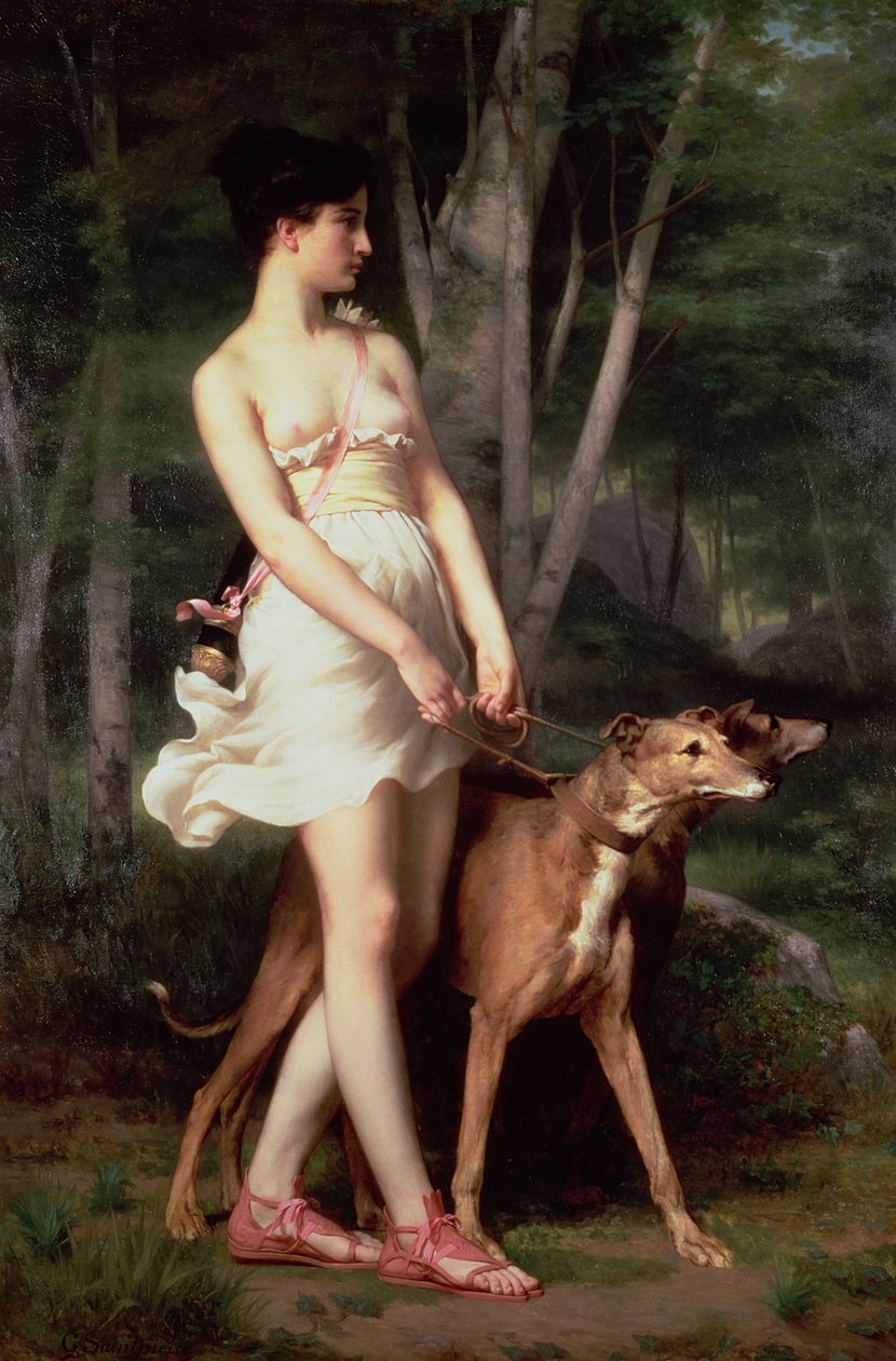 Lovkyně Diana od Gaston Casimir Saint Pierre