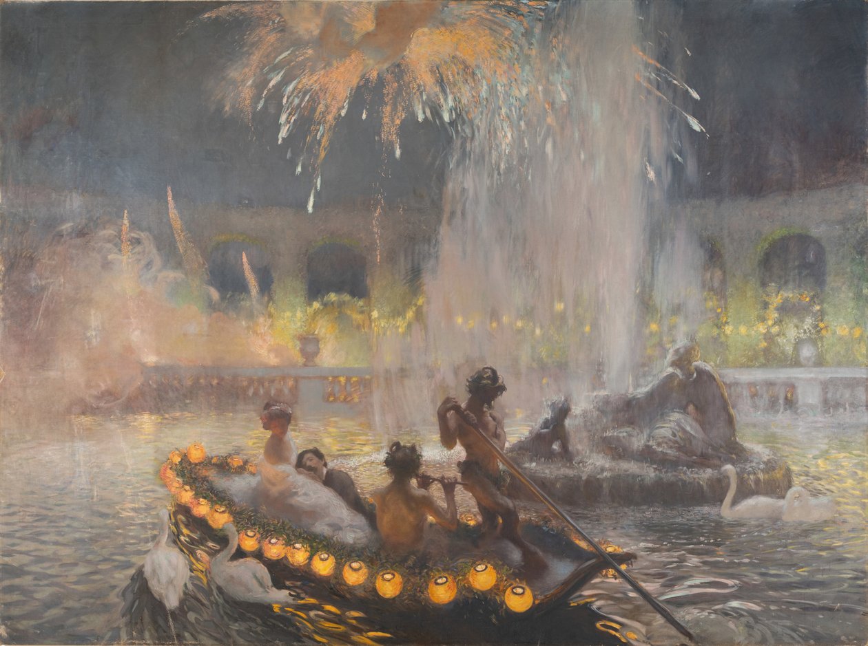 Noční párty ve Versailles, 1906. od Gaston La Touche de