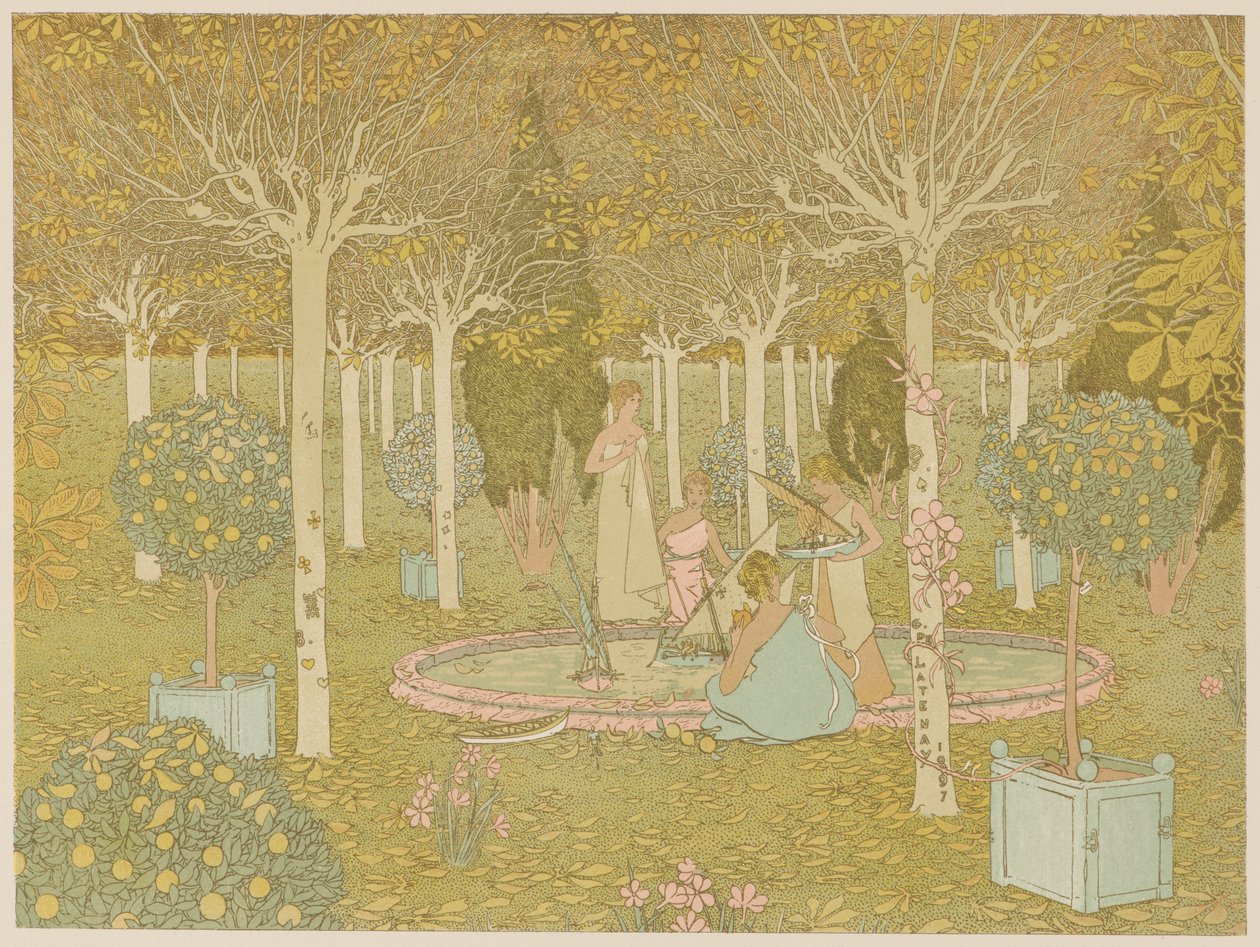 Park, 1897. od Gaston de Latenay