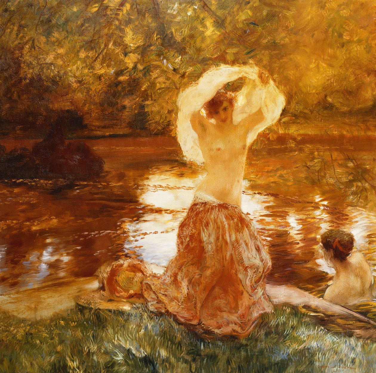 Koupel; Le Bain, od Gaston de Latouche