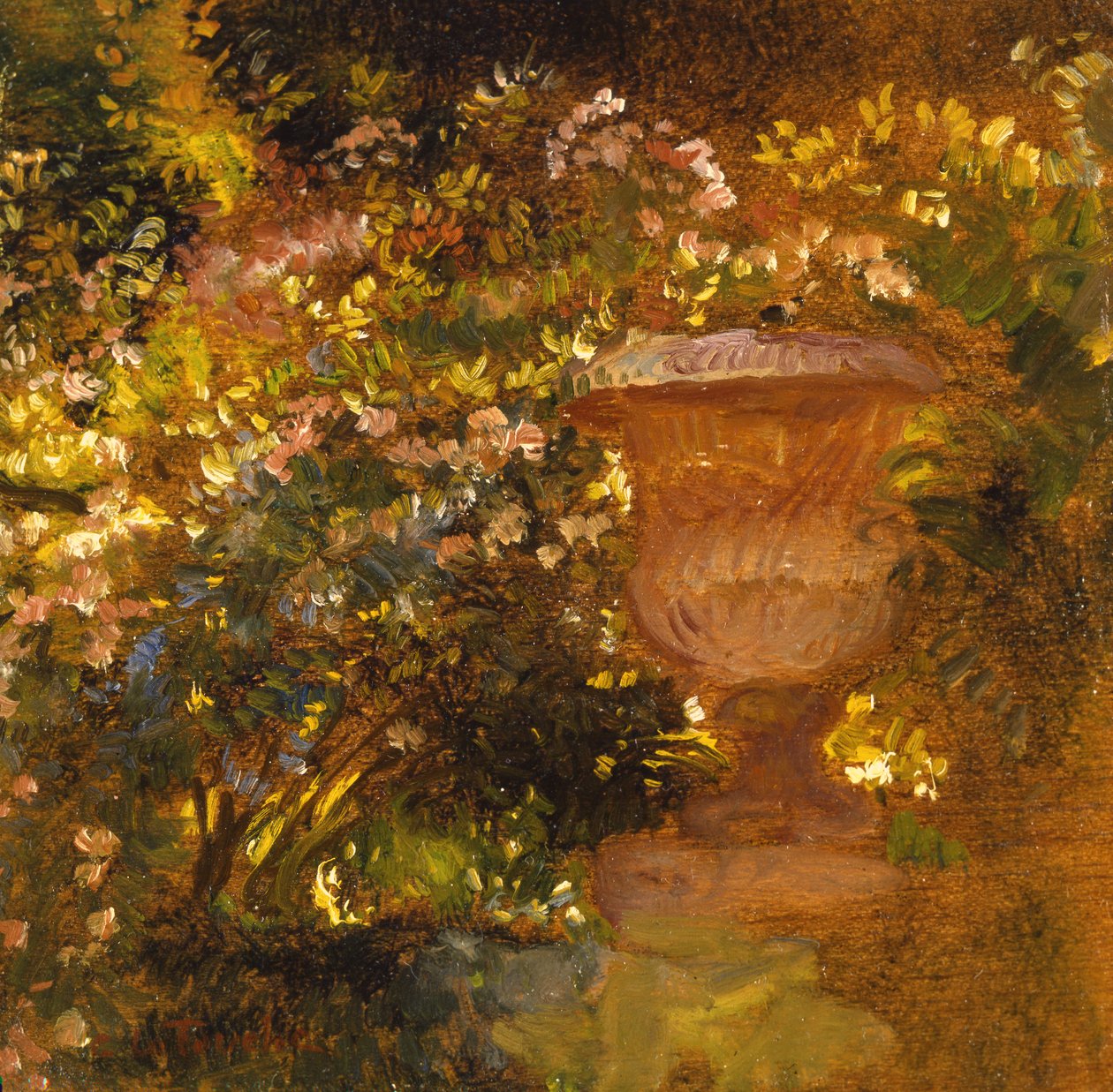 Zahradní scéna od Gaston de la Touche